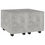 vidaXL Măsuță de cafea, gri beton, 60x60x38 cm, lemn prelucrat vidaXL Măsuță de cafea, gri beton, 60x60x38 cm, lemn prelucrat