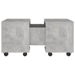 vidaXL Măsuță de cafea, gri beton, 60x60x38 cm, lemn prelucrat vidaXL Măsuță de cafea, gri beton, 60x60x38 cm, lemn prelucrat