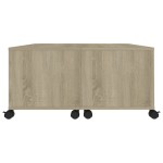 vidaXL Măsuță de cafea, stejar Sonoma, 75x75x38 cm, lemn prelucrat vidaXL Măsuță de cafea, stejar Sonoma, 75x75x38 cm, lemn prelucrat