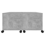 vidaXL Măsuță de cafea, gri beton , 75x75x38 cm, lemn prelucrat vidaXL Măsuță de cafea, gri beton , 75x75x38 cm, lemn prelucrat
