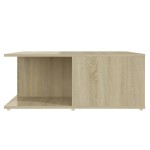 vidaXL Măsuță de cafea alb și stejar Sonoma 80x80x31 cm lemn prelucrat vidaXL Măsuță de cafea alb și stejar Sonoma 80x80x31 cm lemn prelucrat
