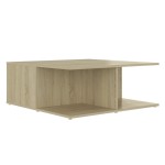 vidaXL Măsuță de cafea alb și stejar Sonoma 80x80x31 cm lemn prelucrat vidaXL Măsuță de cafea alb și stejar Sonoma 80x80x31 cm lemn prelucrat