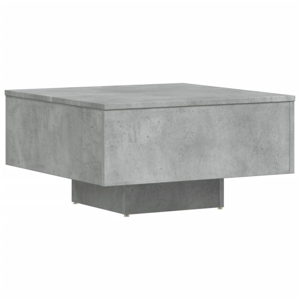vidaXL Măsuță de cafea, gri beton, 60x60x31,5 cm, lemn prelucrat