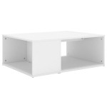 vidaXL Măsuță de cafea, alb, 90x67x33 cm, lemn prelucrat vidaXL Măsuță de cafea, alb, 90x67x33 cm, lemn prelucrat
