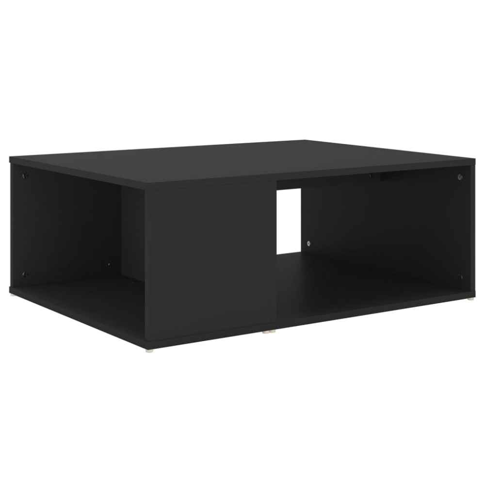 vidaXL Măsuță de cafea, negru , 90x67x33 cm, lemn prelucrat
