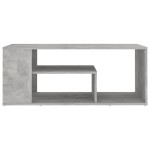 vidaXL Măsuță de cafea, gri beton, 100x50x40 cm, lemn prelucrat vidaXL Măsuță de cafea, gri beton, 100x50x40 cm, lemn prelucrat