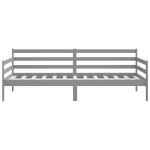 vidaXL Pat de zi, 90x200 cm, gri, lemn masiv de pin vidaXL Pat de zi, 90x200 cm, gri, lemn masiv de pin