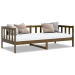 vidaXL Pat de zi, 90x200 cm, maro miere, lemn masiv de pin vidaXL Pat de zi, 90x200 cm, maro miere, lemn masiv de pin