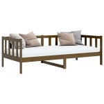 vidaXL Pat de zi, 90x200 cm, maro miere, lemn masiv de pin vidaXL Pat de zi, 90x200 cm, maro miere, lemn masiv de pin