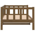 vidaXL Pat de zi, 90x200 cm, maro miere, lemn masiv de pin vidaXL Pat de zi, 90x200 cm, maro miere, lemn masiv de pin