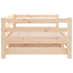 vidaXL Pat de zi extensibil, 2x(90x200) cm, lemn masiv de pin