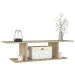 vidaXL Dulap TV montaj pe perete, stejar sonoma, 103x30x26,5 cm