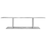vidaXL Dulap TV montat pe perete, gri beton, 103x30x26,5 cm