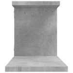 vidaXL Raft TV cu montaj pe perete, gri beton, 125x18x23 cm, PAL vidaXL Raft TV cu montaj pe perete, gri beton, 125x18x23 cm, PAL