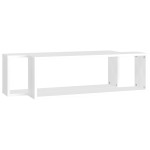 vidaXL Rafturi de perete cub, 2 buc., alb, 80x15x26,5cm lemn prelucrat vidaXL Rafturi de perete cub, 2 buc., alb, 80x15x26,5cm lemn prelucrat