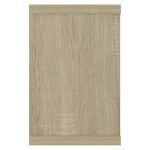 vidaXL Rafturi de perete cub, 2 buc., stejar sonoma, 60x15x23 cm, PAL