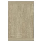 vidaXL Rafturi de perete cub, 4 buc., stejar sonoma, 60x15x23 cm, PAL