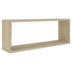 vidaXL Rafturi de perete cub, 6 buc., stejar sonoma, 60x15x23 cm, PAL vidaXL Rafturi de perete cub, 6 buc., stejar sonoma, 60x15x23 cm, PAL