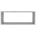 vidaXL Rafturi de perete cub, 4 buc, gri beton, 60x15x23 cm, PAL vidaXL Rafturi de perete cub, 4 buc, gri beton, 60x15x23 cm, PAL