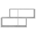 vidaXL Raft de perete, gri beton, 100x18x53 cm , PAL