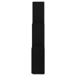 vidaXL Raft de perete cub, negru, 78x15x93 cm, PAL vidaXL Raft de perete cub, negru, 78x15x93 cm, PAL