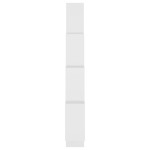 vidaXL Raft de perete cub, alb, 90x15x119 cm, PAL