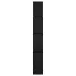 vidaXL Raft de perete cub, negru, 90x15x119 cm, PAL vidaXL Raft de perete cub, negru, 90x15x119 cm, PAL