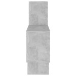 vidaXL Raft de perete în formă de mașină, gri beton, 82x15x51cm, PAL