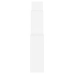 vidaXL Raft de perete cub, alb, 80x15x78,5 cm PAL vidaXL Raft de perete cub, alb, 80x15x78,5 cm PAL