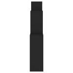vidaXL Raft de perete cub, negru, 80x15x78,5 cm, PAL vidaXL Raft de perete cub, negru, 80x15x78,5 cm, PAL