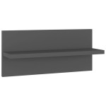vidaXL Rafturi de perete, 4 buc., gri, 40x11,5x18 cm, PAL