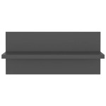 vidaXL Rafturi de perete, 4 buc., gri, 40x11,5x18 cm, PAL
