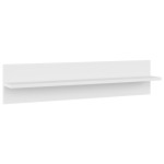 vidaXL Rafturi de perete, 2 buc., alb, 80x11,5x18 cm, PAL vidaXL Rafturi de perete, 2 buc., alb, 80x11,5x18 cm, PAL