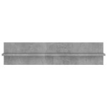 vidaXL Rafturi de perete 2 buc. gri beton 80x11,5x18 cm lemn prelucrat vidaXL Rafturi de perete 2 buc. gri beton 80x11,5x18 cm lemn prelucrat
