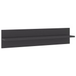 vidaXL Rafturi de perete 2 buc. gri extralucios 80x11,5x18 cm PAL vidaXL Rafturi de perete 2 buc. gri extralucios 80x11,5x18 cm PAL