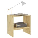 vidaXL Noptiere, 2 buc., 40x30,5x40 cm, lemn masiv de pin