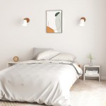 vidaXL Noptiere, alb, 2 buc., 40x30,5x40 cm, lemn masiv de pin vidaXL Noptiere, alb, 2 buc., 40x30,5x40 cm, lemn masiv de pin