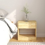 vidaXL Noptiere, 2 buc., 40x31x40 cm, lemn masiv de pin