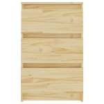 vidaXL Noptieră, 40x29,5x64 cm, lemn masiv de pin vidaXL Noptieră, 40x29,5x64 cm, lemn masiv de pin