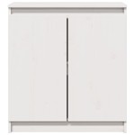 vidaXL Dulap lateral, alb, 60x36x65 cm, lemn masiv de pin vidaXL Dulap lateral, alb, 60x36x65 cm, lemn masiv de pin