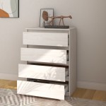 vidaXL Dulap lateral, alb, 60x36x84 cm, lemn masiv de pin