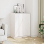 vidaXL Dulap, alb, 60x36x84 cm, lemn masiv de pin vidaXL Dulap, alb, 60x36x84 cm, lemn masiv de pin