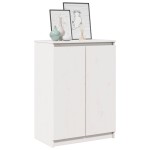 vidaXL Dulap, alb, 60x36x84 cm, lemn masiv de pin vidaXL Dulap, alb, 60x36x84 cm, lemn masiv de pin