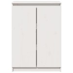 vidaXL Dulap, alb, 60x36x84 cm, lemn masiv de pin vidaXL Dulap, alb, 60x36x84 cm, lemn masiv de pin