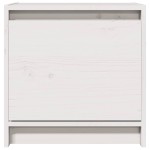 vidaXL Noptiere, 2 buc., alb, 40x30,5x40 cm, lemn masiv de pin