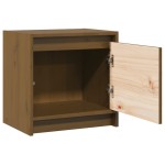 vidaXL Noptiere, 2 buc., maro miere, 40x30,5x40 cm, lemn masiv de pin vidaXL Noptiere, 2 buc., maro miere, 40x30,5x40 cm, lemn masiv de pin