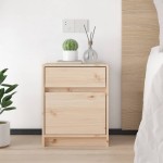 vidaXL Noptiere, 2 buc., 40x31x50 cm, lemn masiv de pin
