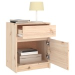 vidaXL Noptiere, 2 buc., 40x31x50 cm, lemn masiv de pin