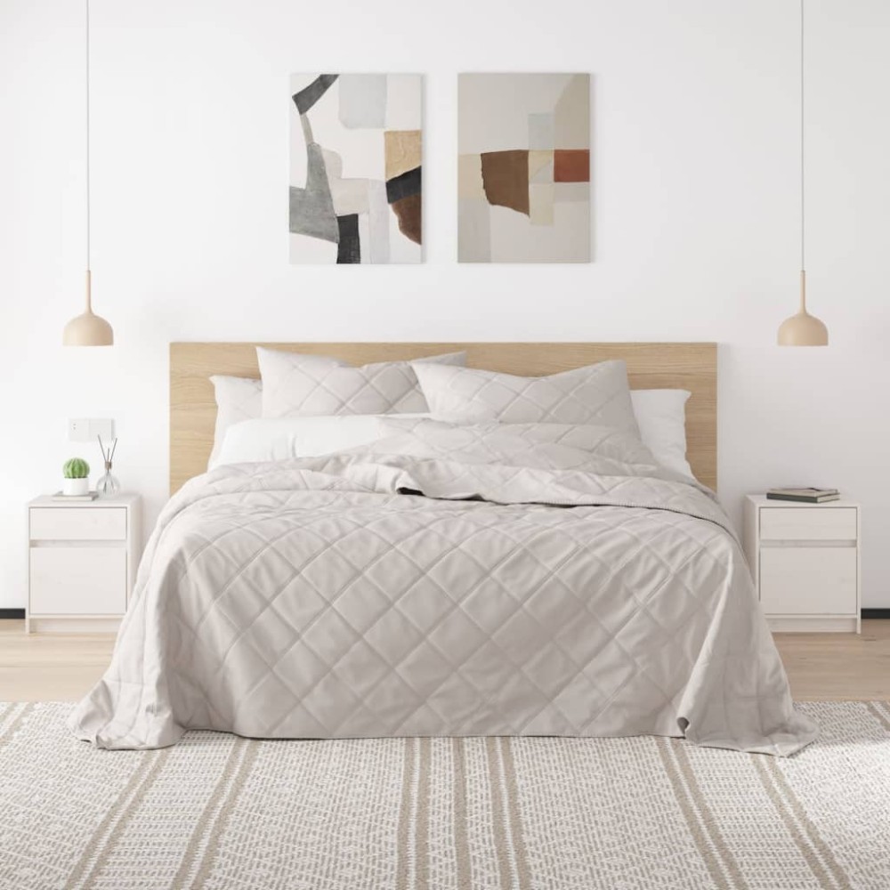 vidaXL Noptieră, alb, 40x31x50 cm, lemn masiv de pin