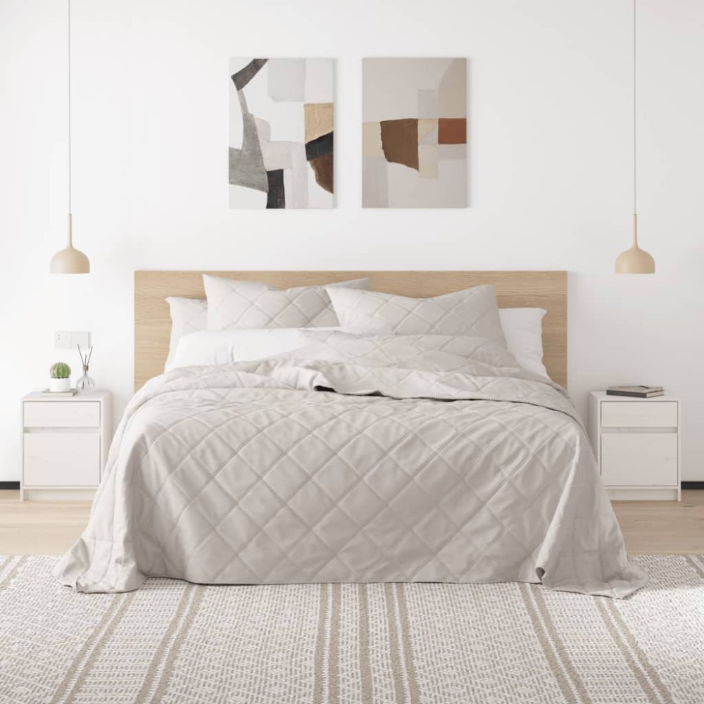 vidaXL Noptiere, 2 buc., alb, 40x31x50 cm, lemn masiv de pin
